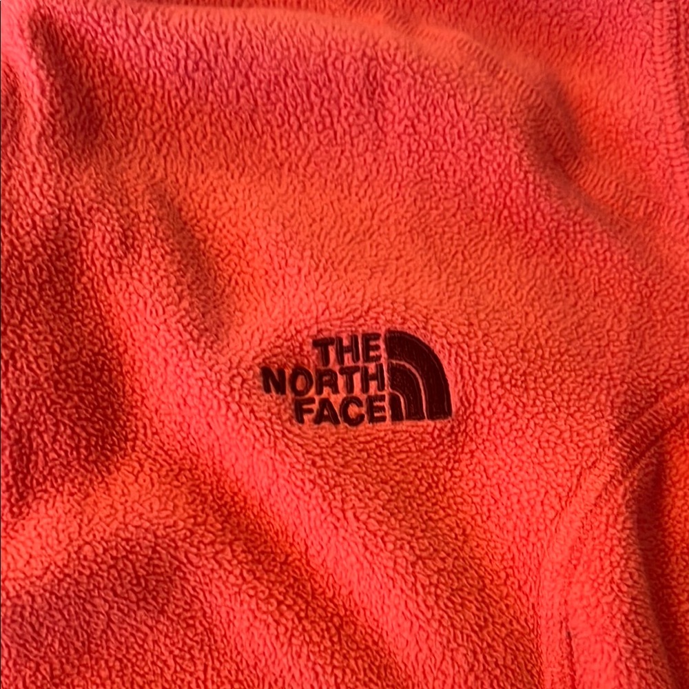 The North Face peach Fleece Jacket
